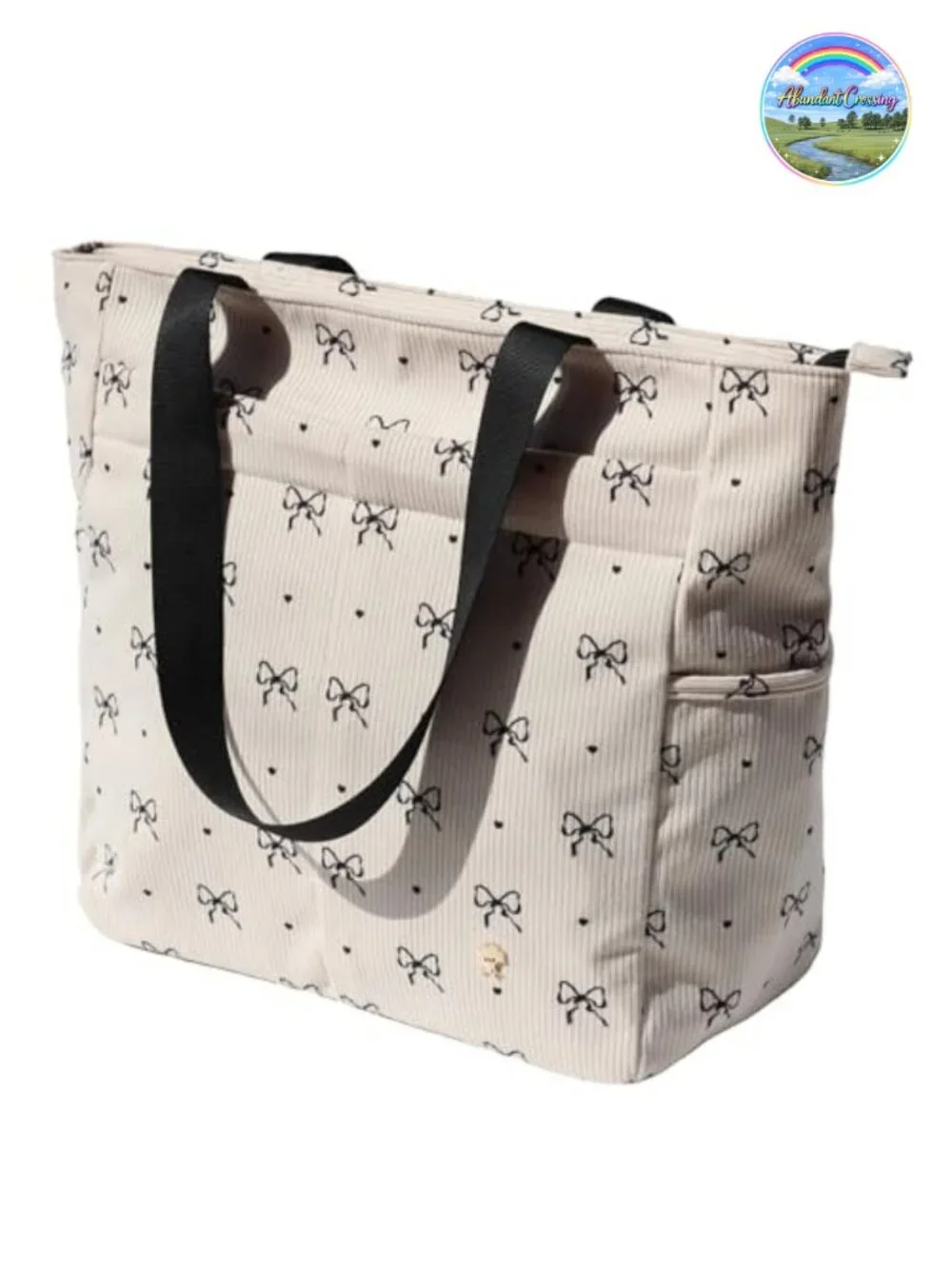 Large Tote Bag with Multi Pockets Water Resistant Heavy Duty Shoulder Bag for - Picture 3 of 6